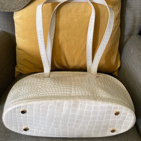 PERFECT BAG Co. Crocodile Embossed  Italian Leather Tote - Picture 4 of 13